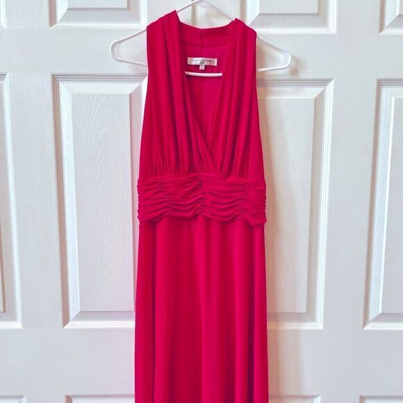 VINTAGE EVAN PICONE DRESS IM HOT PINK EUC WORN ONCE SIZE 14 - Picture 2 of 7